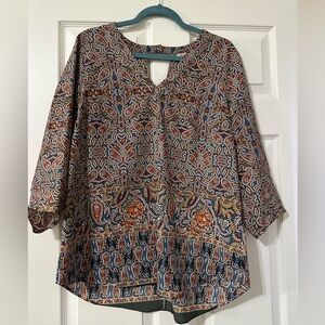 DR2 fall blouse. Size L